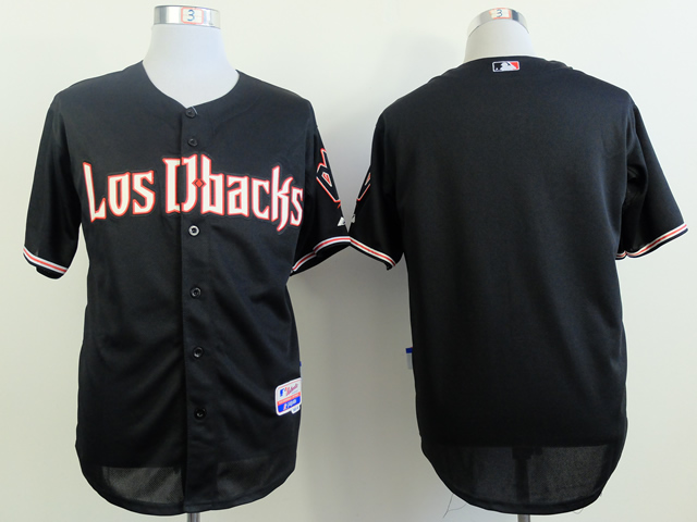 Men Arizona Diamondback Blank Black MLB Jerseys